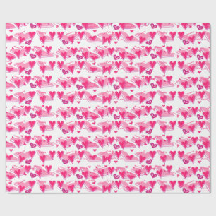 Ik hou van mammie en papa verpakkingspapier cadeaupapier