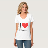 Ik hou van man-plein-sticker t-shirt (Voorkant volledig)