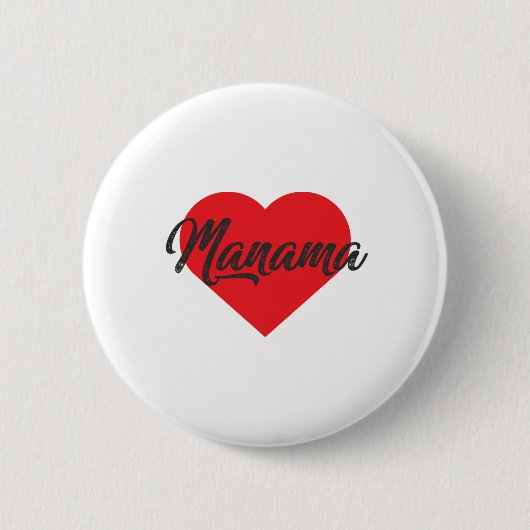 Ik hou van Manama - Bahrein Ronde Button 5,7 Cm (Voorkant)