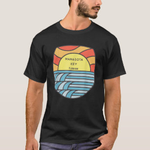 Ik hou van Manasota Key Florida FL Atlantische Oce T-shirt