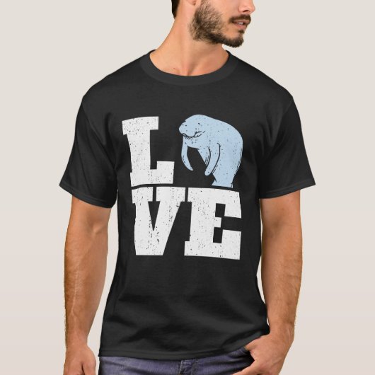 Ik hou van Manatees Pullover Hoodie (Voorkant)