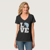 Ik hou van Manatees T-shirt (Voorkant volledig)