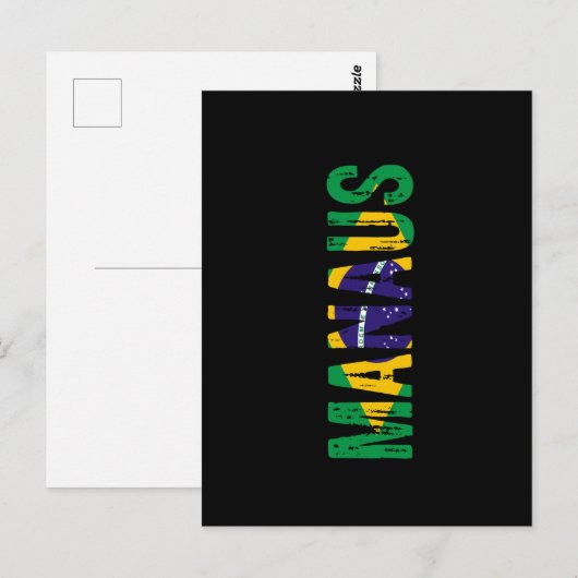 Ik hou van Manaus Briefkaart (Voorkant / Achterkant)