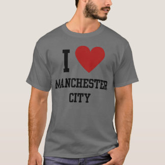ik hou van manchester city vriend t-shirt