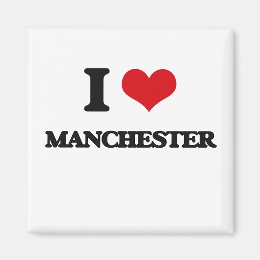 Ik hou van Manchester Magneet (Voorkant)