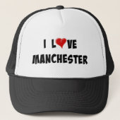 Ik hou van Manchester Trucker Pet (Voorkant)