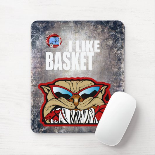 Ik hou van mandje muismat (Met muis)