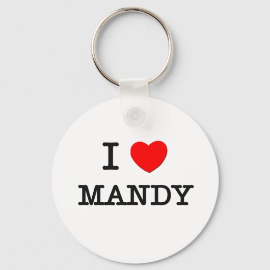 Ik hou van Mandy Sleutelhanger (Voorkant)