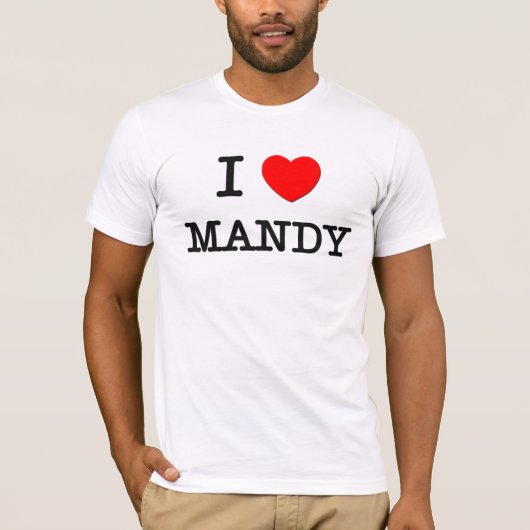 Ik hou van Mandy T-shirt (Voorkant)