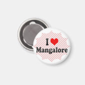 Ik hou van Mangalore, India Magneet (Voorkant / Achterkant)