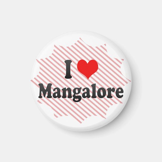 Ik hou van Mangalore, India Magneet (Voorkant)
