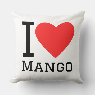 Ik hou van mango kussen