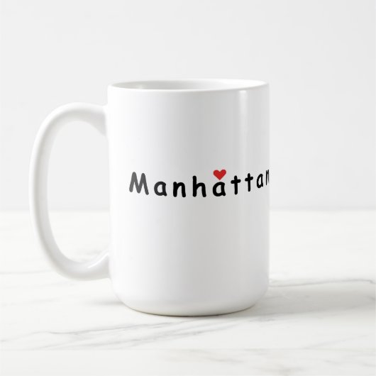 Ik hou van Manhattan Koffiemok (Links)