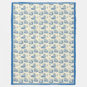 Ik hou van Mannen Fleece Deken (Voorkant)