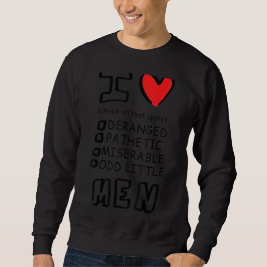 Ik hou van Mannen Trui (Voorkant)
