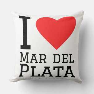 Ik hou van mar del plata kussen