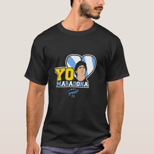Ik hou van Maradona T-shirt (Voorkant)