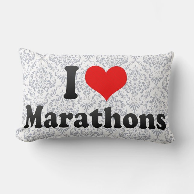 Ik hou van Marathons Kussen (Voorkant)