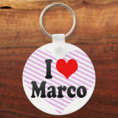 Ik hou van Marco Sleutelhanger (Voorkant)