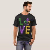 Ik hou van Mardi Gras T Shirt Mardi Gras Shirt voo (Voorkant volledig)