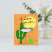 Ik hou van margaritas-Margarita Lovers T-Shirts Briefkaart (Staand voorkant)