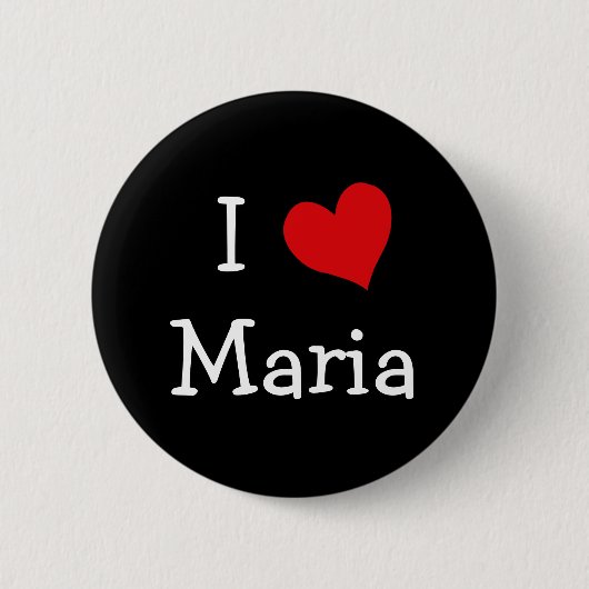 Ik hou van Maria Ronde Button 5,7 Cm (Voorkant)