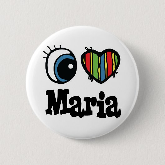 Ik hou van Maria Ronde Button 5,7 Cm (Voorkant)