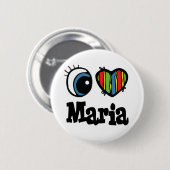 Ik hou van Maria Ronde Button 5,7 Cm (Voorkant /achterkant)