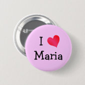 Ik hou van Maria Ronde Button 5,7 Cm (Voorkant /achterkant)