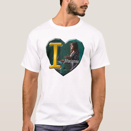 Ik hou van Marianne Williamson - T-shirt (Voorkant)