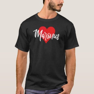 Ik hou van Marinus voornaam Lieve Hart T-shirt