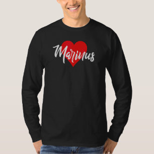 Ik hou van Marinus voornaam Lieve Hart T-shirt