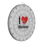 Ik hou van Marissa Dartbord (Voorkant Links)