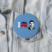 Ik hou van Mark Sanford Ronde Button 4,0 Cm (In situ)
