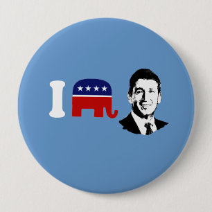 Ik hou van Mark Sanford Ronde Button 4,0 Cm