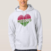 Ik hou van Marokko, Marokkaans hart Hoodie (Voorkant)