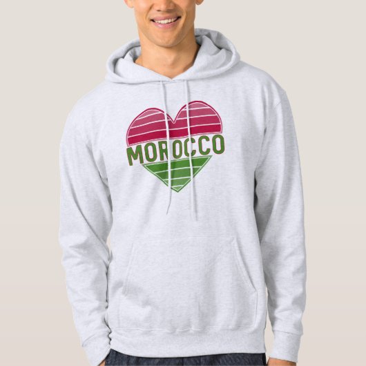 Ik hou van Marokko, Marokkaans hart Hoodie (Voorkant)