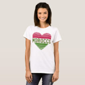 Ik hou van Marokko, Marokkaans hart T-shirt (Voorkant volledig)