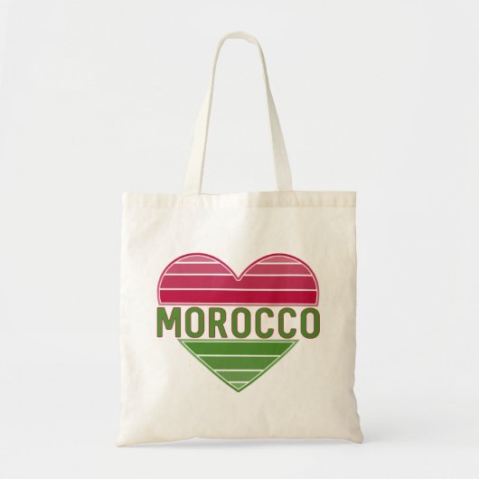 Ik hou van Marokko, Marokkaans hart Tote Bag (Voorkant)