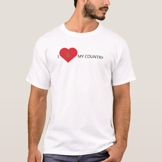 Ik hou van Marokko T-shirt (Voorkant)