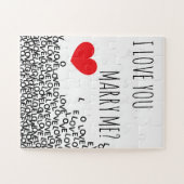 Ik hou van 'Marry me'? Puzzle Verloving Prop. Legpuzzel (Horizontaal)