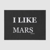 Ik hou van Mars chocolade Tissuepapier (Voorkant)