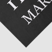 Ik hou van Mars chocolade Tissuepapier (Detail)