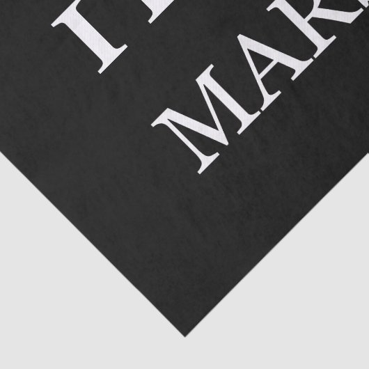 Ik hou van Mars chocolade Tissuepapier (Detail)