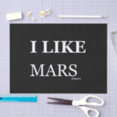 Ik hou van Mars chocolade Tissuepapier (Craft)