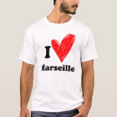 Ik hou van Marseille T-shirt (Voorkant)