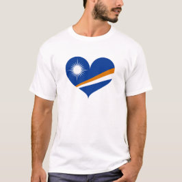 Ik hou van Marshalleilanden Vlag T-shirt