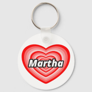 Ik hou van Martha Sleutelhanger