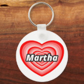Ik hou van Martha Sleutelhanger (Voorkant)