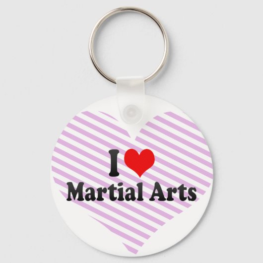 Ik hou van Martial Arts Sleutelhanger (Voorkant)